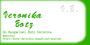 veronika botz business card